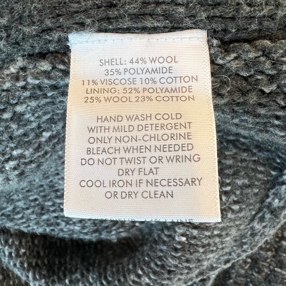 WHITE+WARREN HEAVY KNIT WOOL BLEND SWEATER VEST W/POCKETS SUPER WARM SZ-S 🥰 - Picture 5 of 6